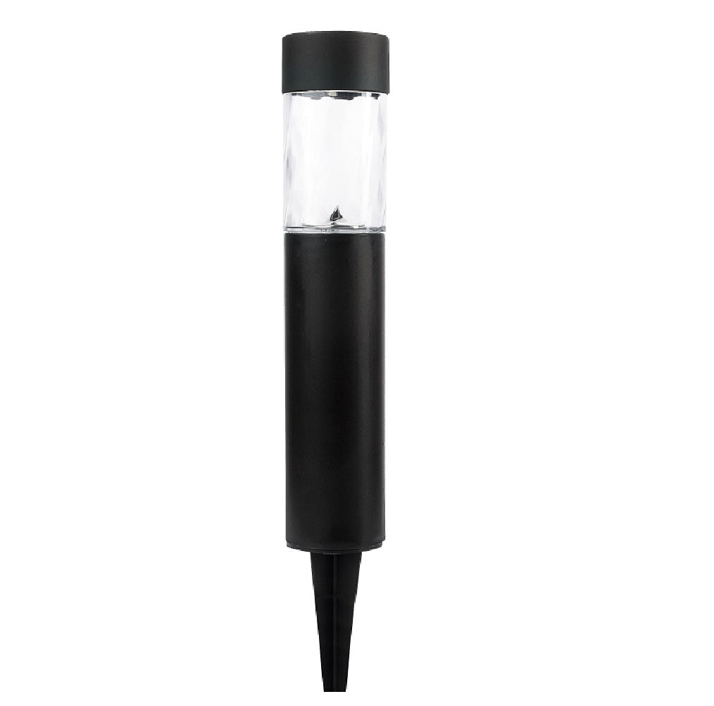 Boston Harbor 27092 Solar Bollard Light, Swirl Lens, Plastic