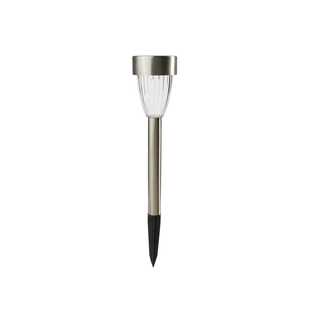 Boston Harbor 27089 Solar Stake Light, Metal/Plastic, Stainless Steel