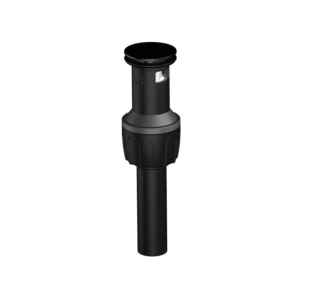 Boston Harbor TOBI22090018BL Drain Push Pop-Up with Overflow, Matte Black