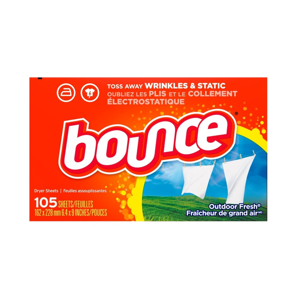 Bounce 23551 Fabric Softener Dryer Sheet, Fresh Linen