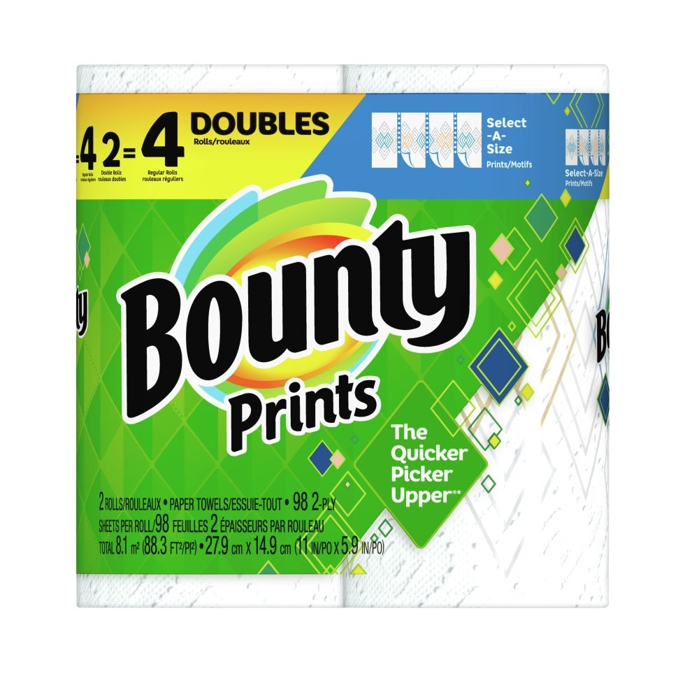 Bounty 66660 Double Roll Paper Towel, White
