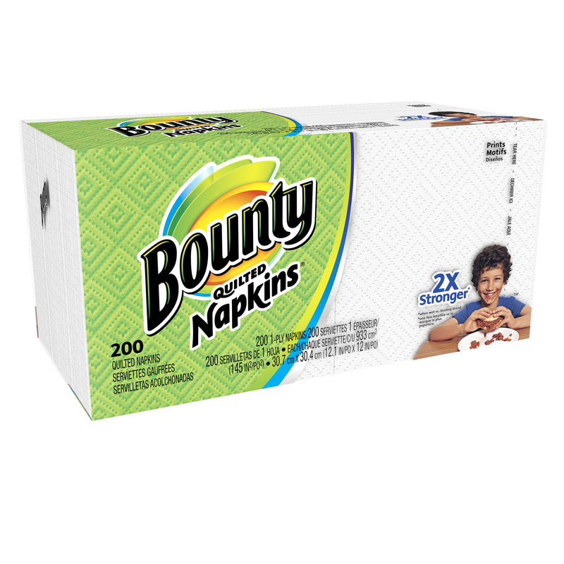 Bounty 34885 Quilted Napkins, White