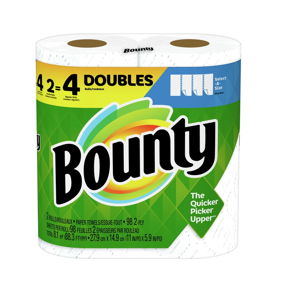 Bounty 66659 Select-A-Size Paper Towels, White