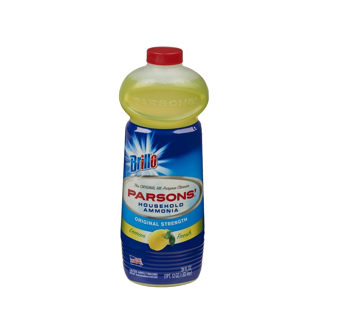 Brillio 33628 Parsons Ammonia All-Purpose Cleaner, 28 Oz, Lemon