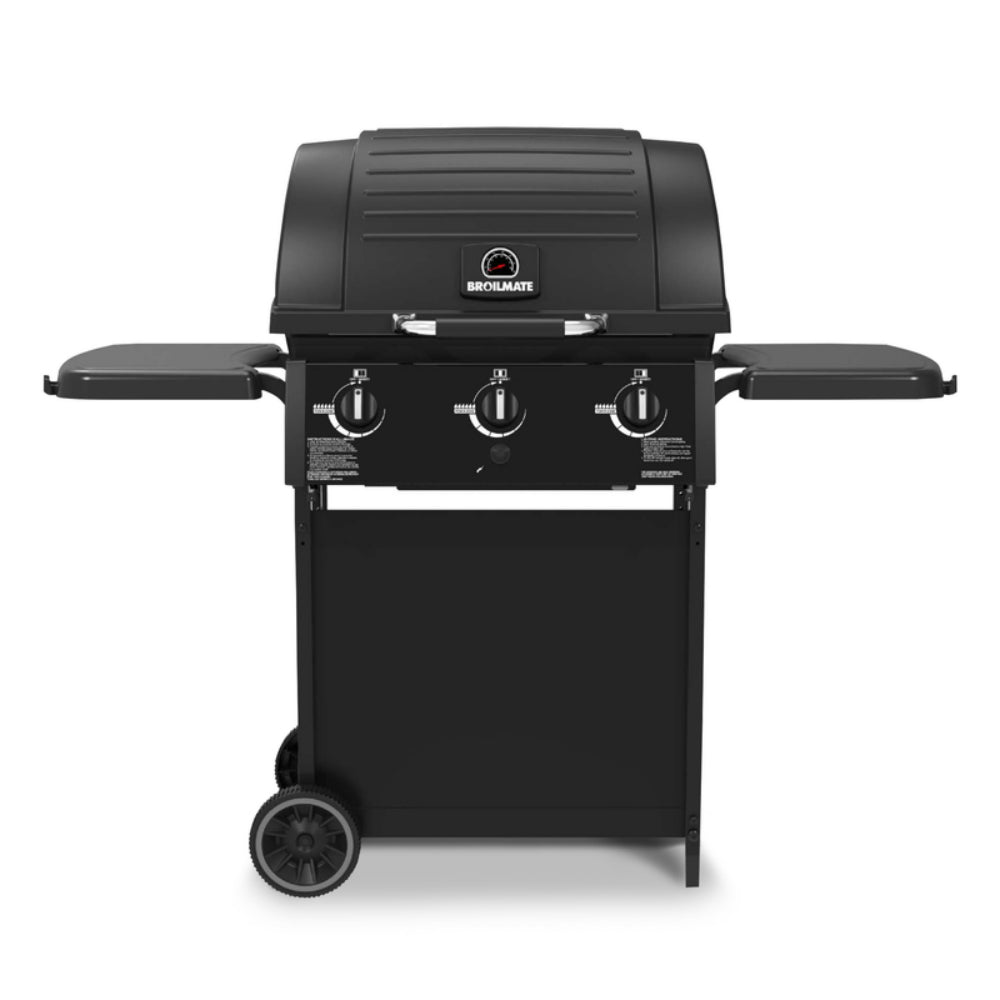 BroilMate 125254 Liquid Propane Portable Grill, Black