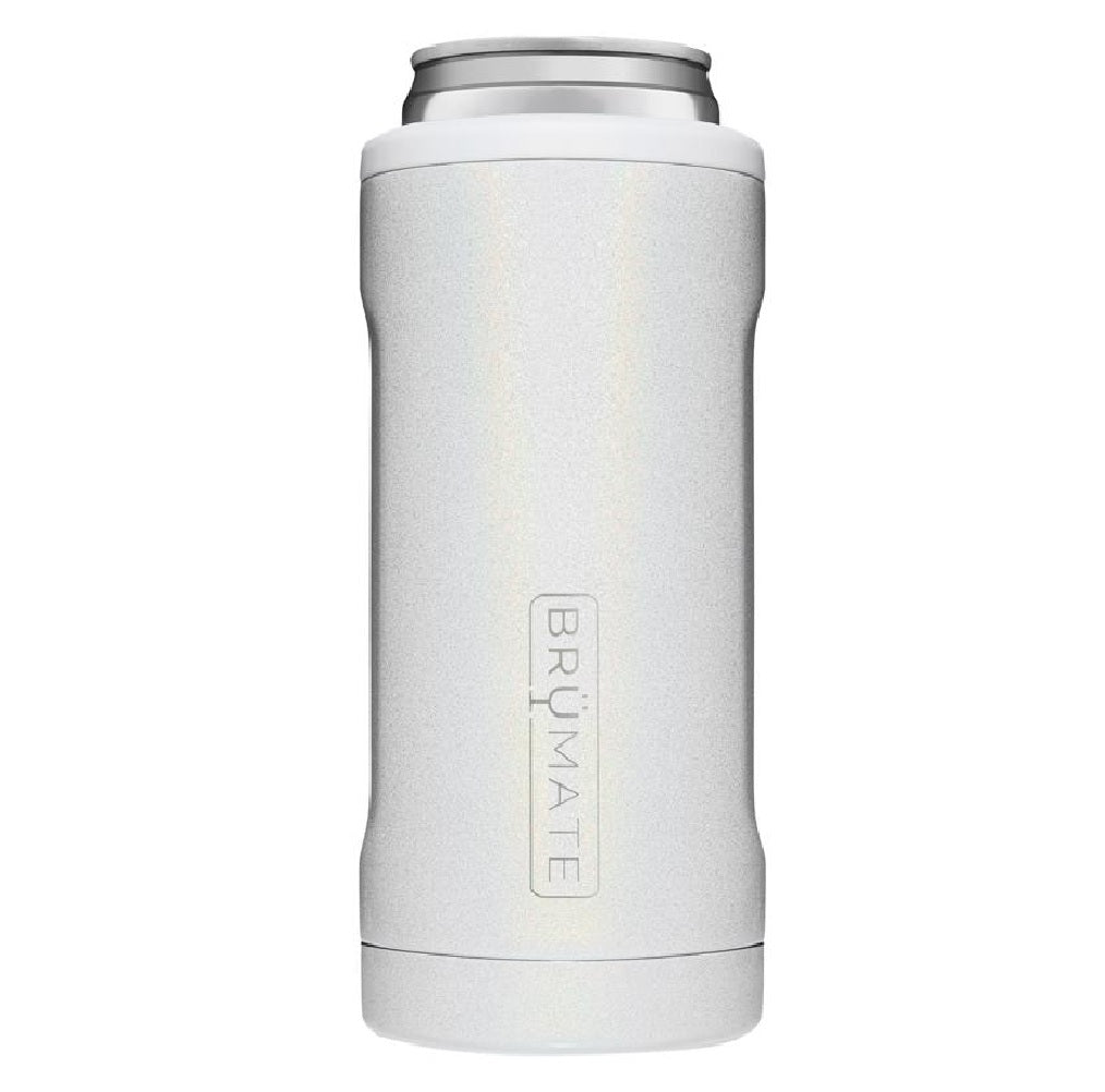 BruMate DWHS12GWT Hopsulator Can Insulator, Glitter White