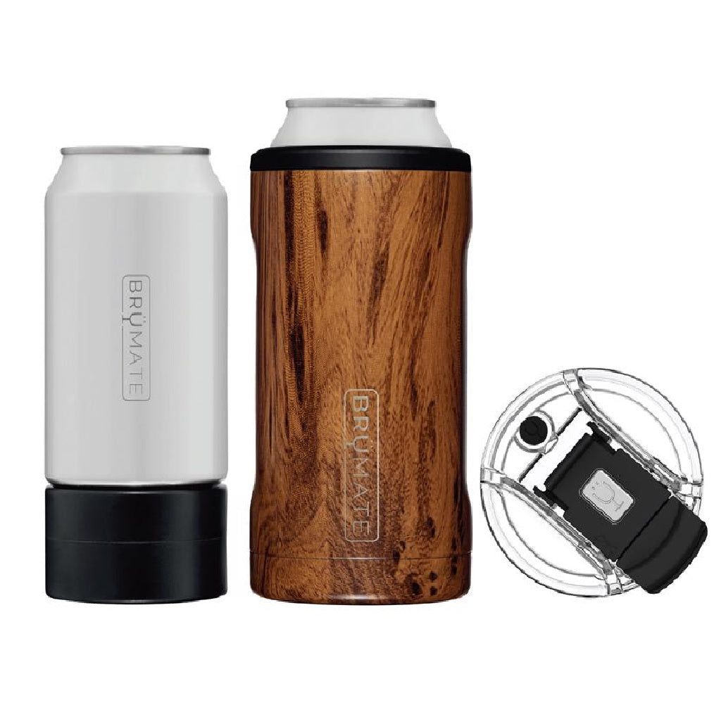 BruMate DWHT16WAL Hopsulator Trio Can Insulator, Walnut