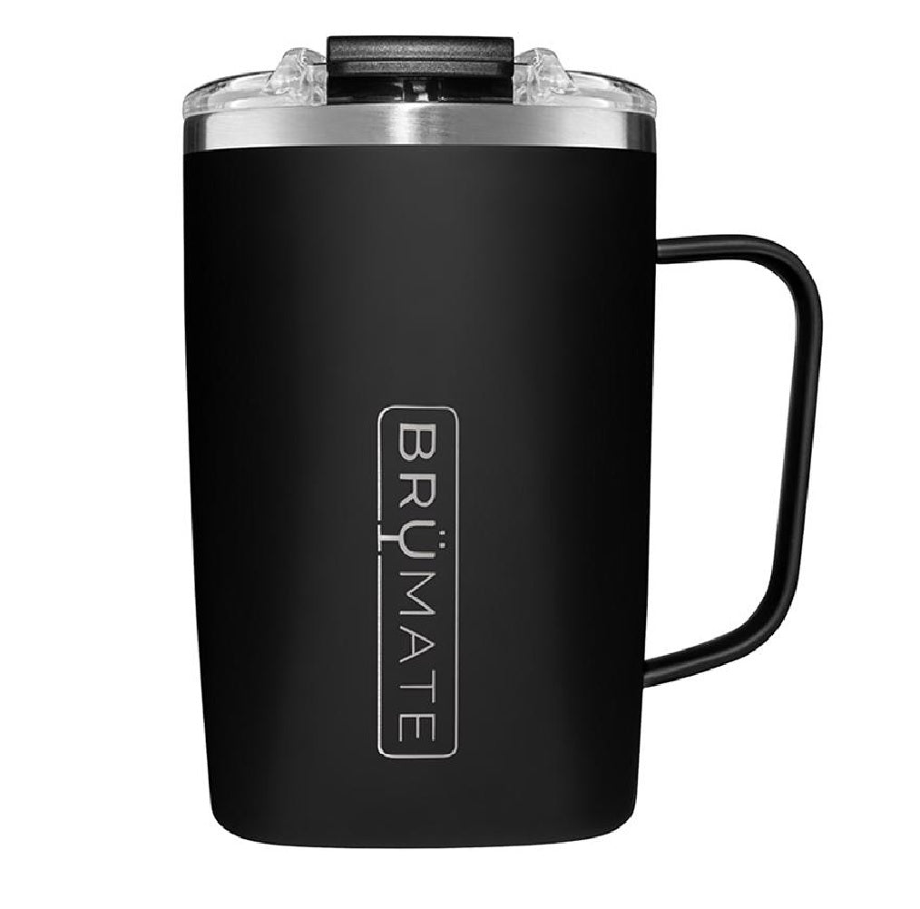 Brumate DWTD16MBK Toddy Vacuum Insulated Mug, Matte Black