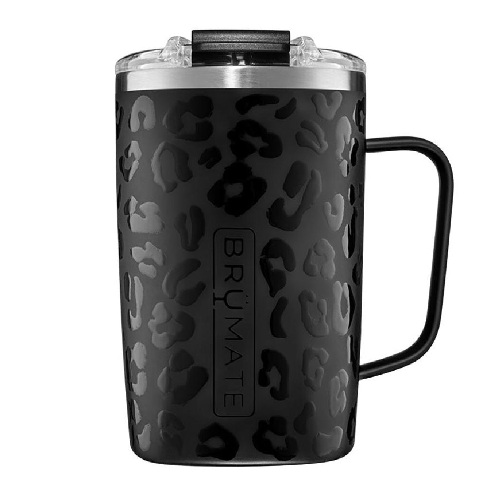 Brumate DWTD16OXL Toddy Vacuum Insulated Mug, Onyx Leopard