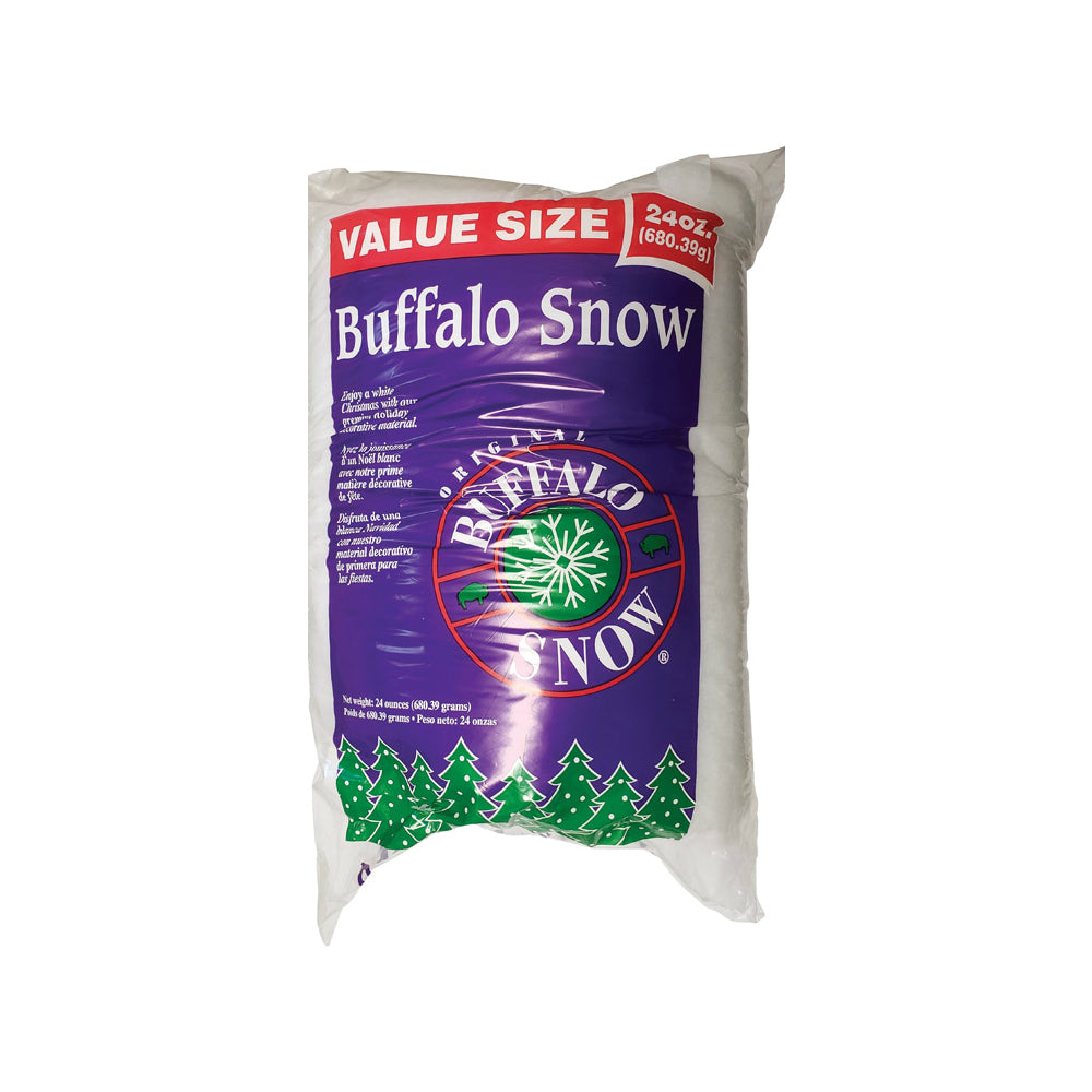 Buffalo Snow 9928 Fluff Christmas Decoration, Polyester