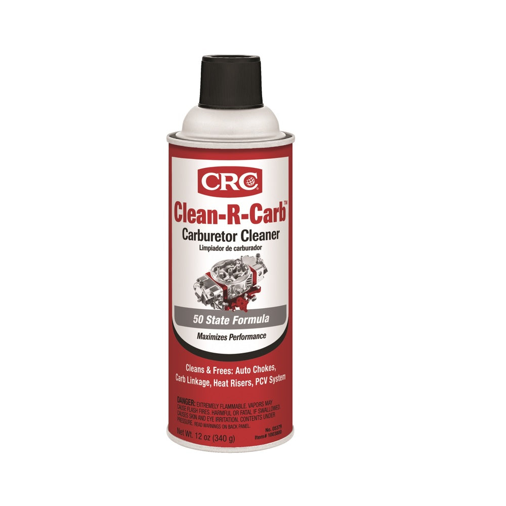 CRC 5379 Clean-R-Carb Carburetor Cleaner, 12 Oz