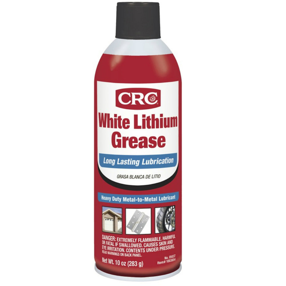 CRC 1750880 White Lithium Grease, 10 oz