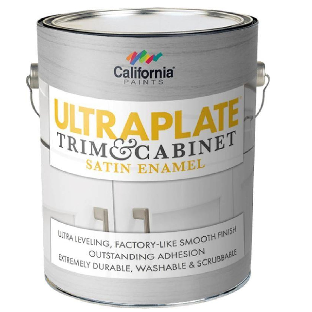 California Paints 52911-1 Ultraplate Trim and Cabinet Paint, 1 Gallon
