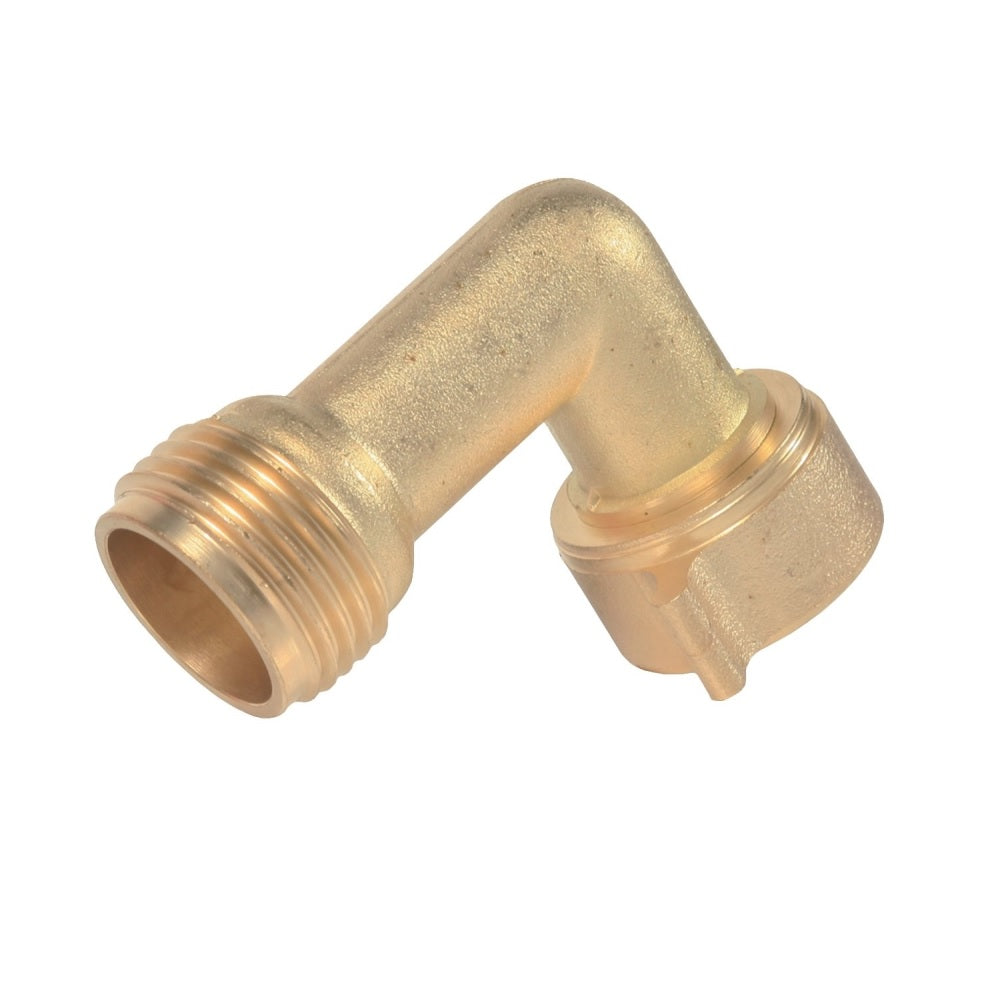 Camco 22505/22503 90 Degree Hose Elbow, Brass