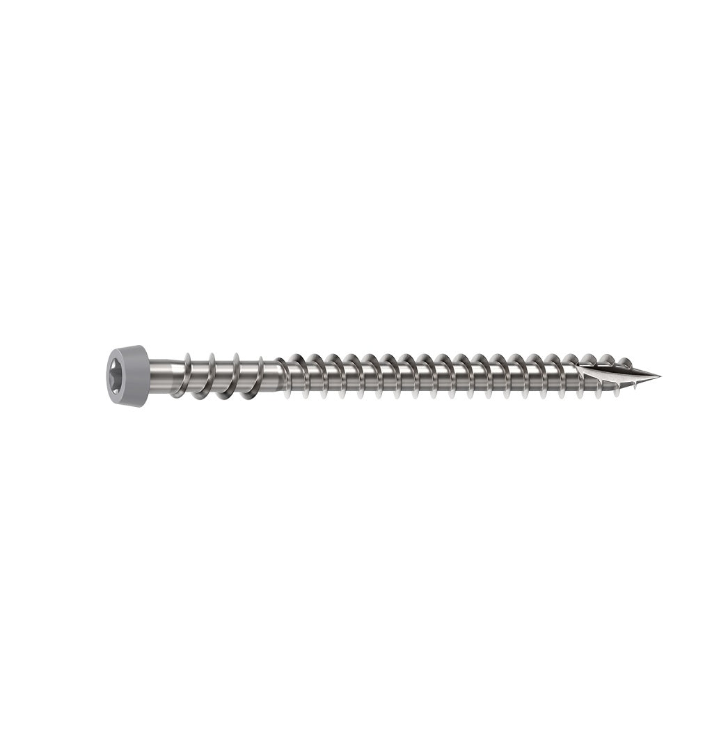 Camo 0367158ES Deck Screw, Trim Head, Star Drive