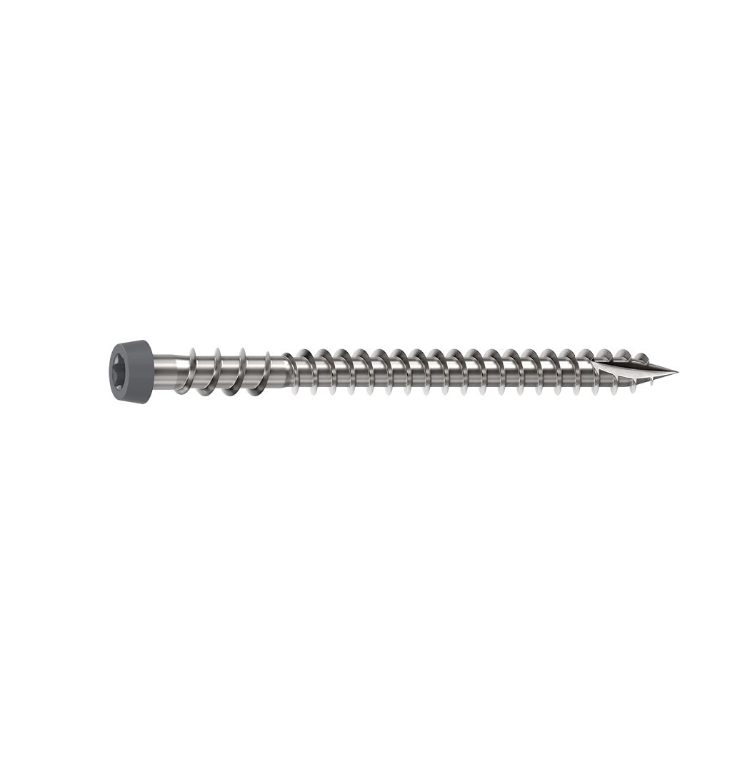 Camo 0367158GS Deck Screw, Trim Head, Star Drive