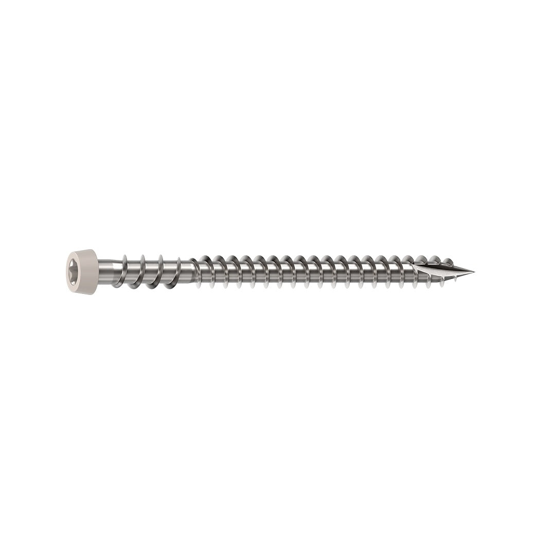 Camo 0367158NS Deck Screw, Trim Head, Star Drive