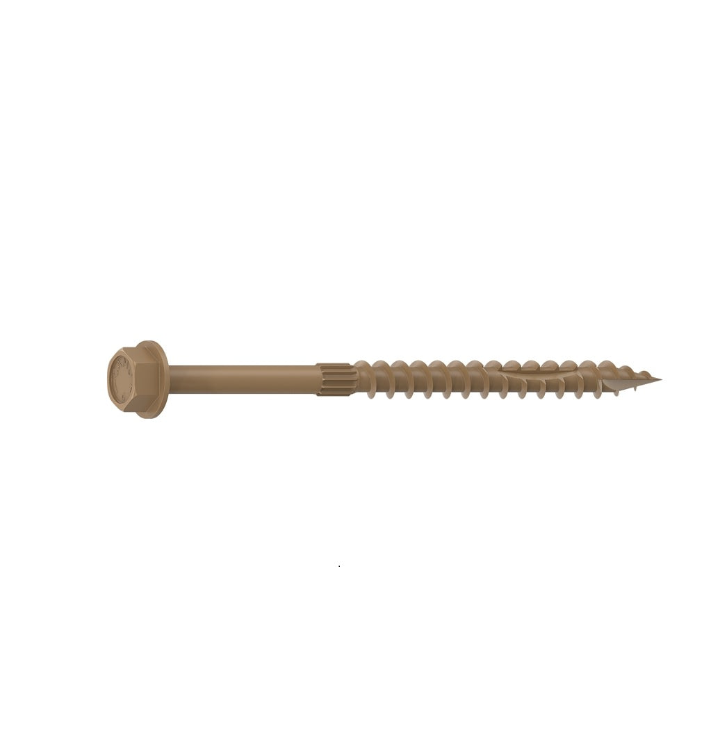 Camo 0364204 Structural Screw, Hex Drive, 4 Inch