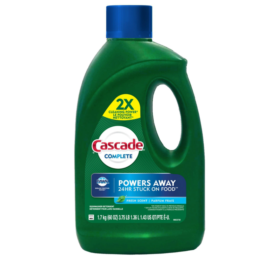 Cascade 53986 Complete Dishwasher Detergent, 60 oz