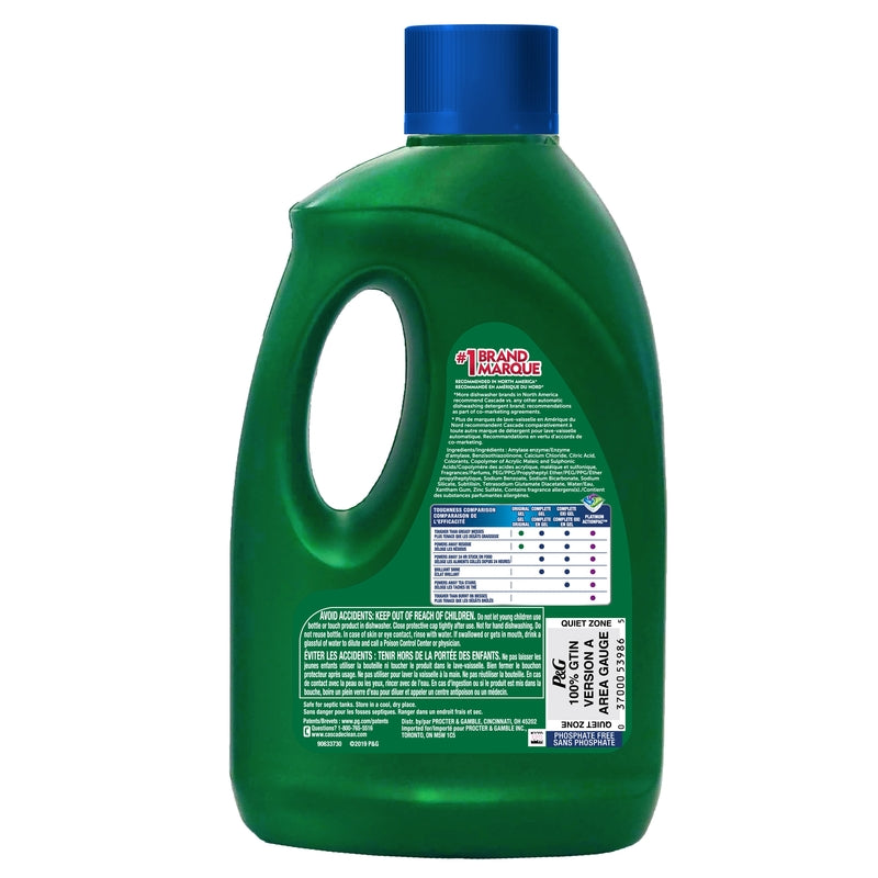 Cascade 53986 Complete Dishwasher Detergent, 60 oz