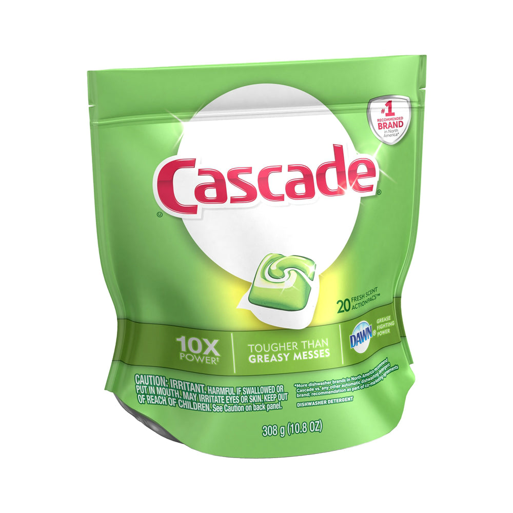 Cascade 80675 Dishwasher Detergent, 25 Count