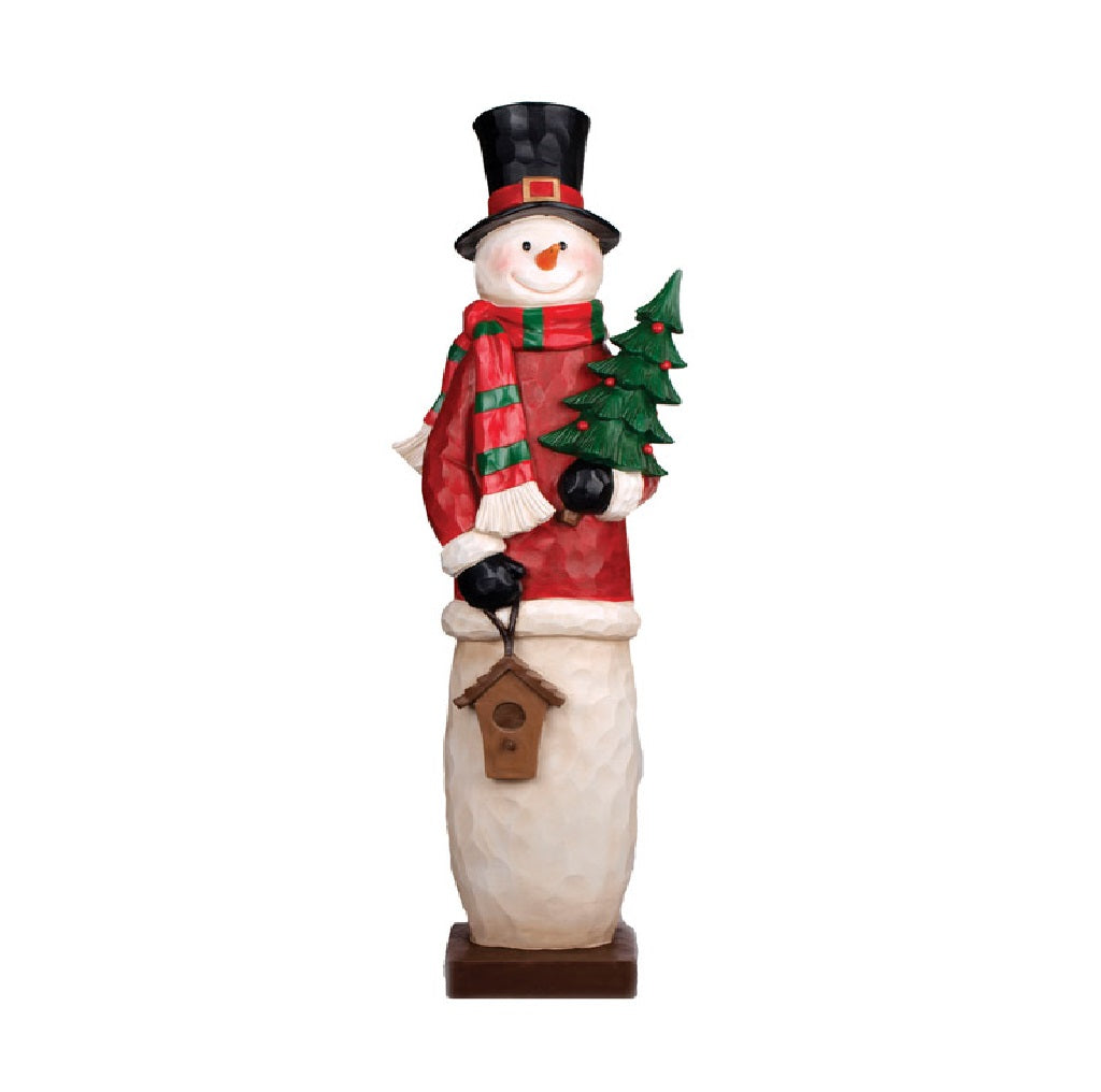 Celebrations B9141290 Christmas Snowman, Resin, 46" H