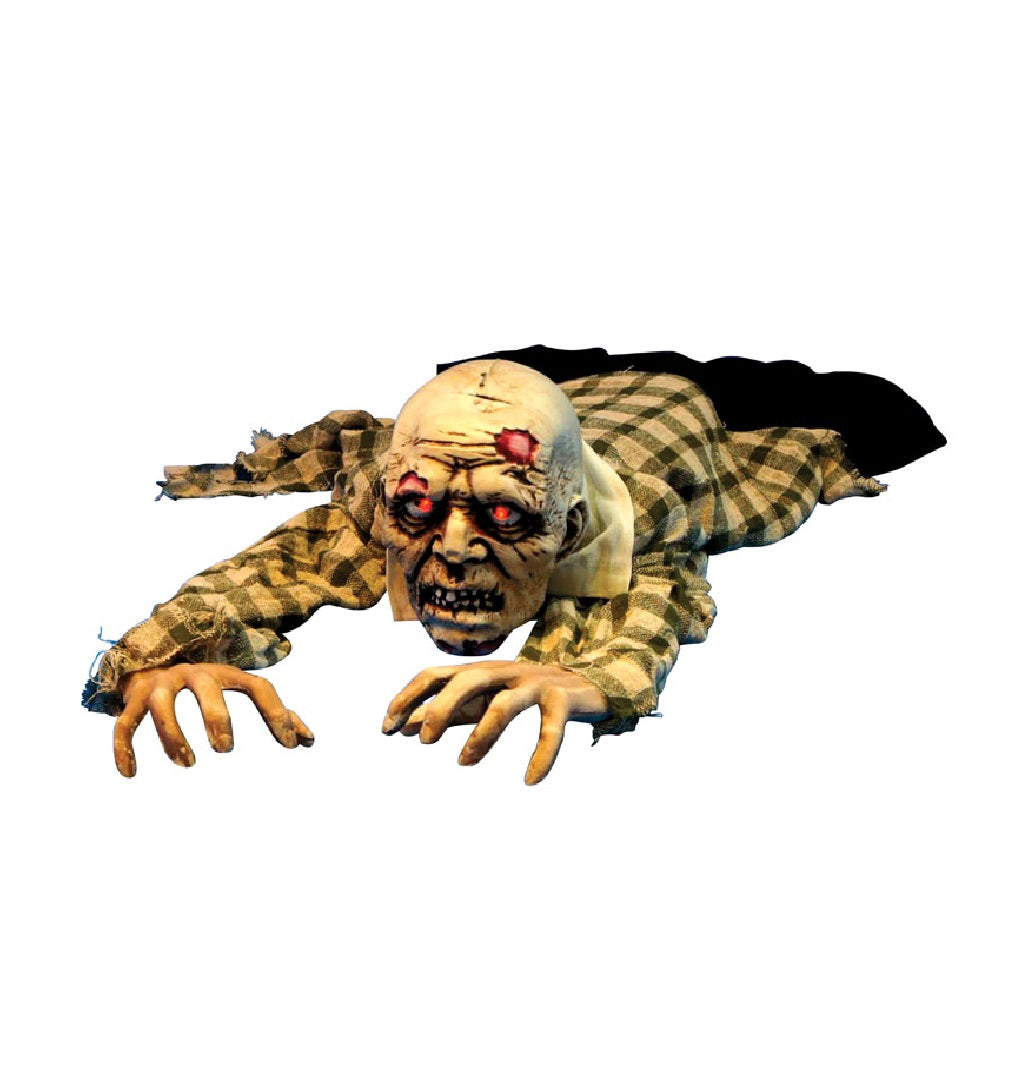 Celebrations H1S0W516 Motion Activated Halloween Crawling Man With Sound
