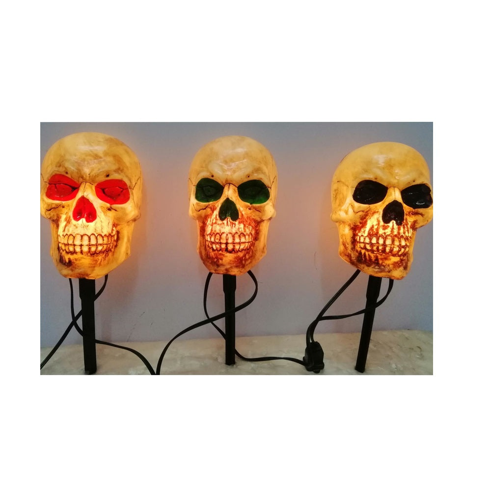 Celebrations 37231-71 Incandescent Halloween Skull Pathway Decor