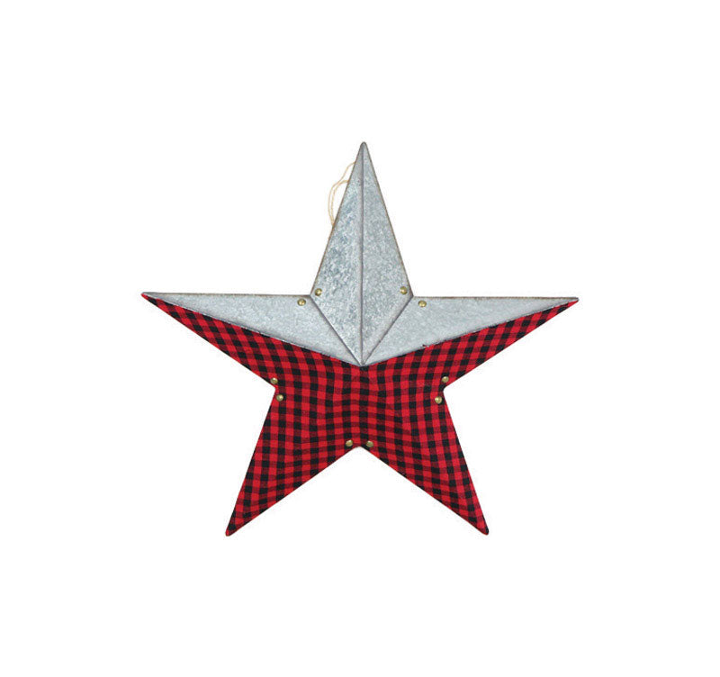 Celebrations JK34464ACE Christmas Star Stake, Metal, Red/Black