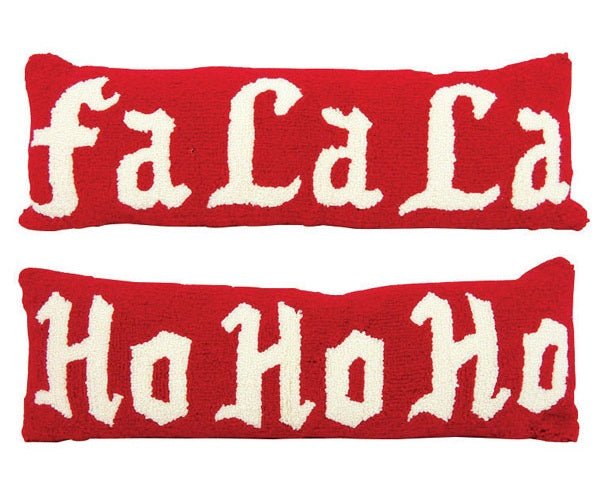 Celebrations JK29821 Christmas Pillow, Red & White