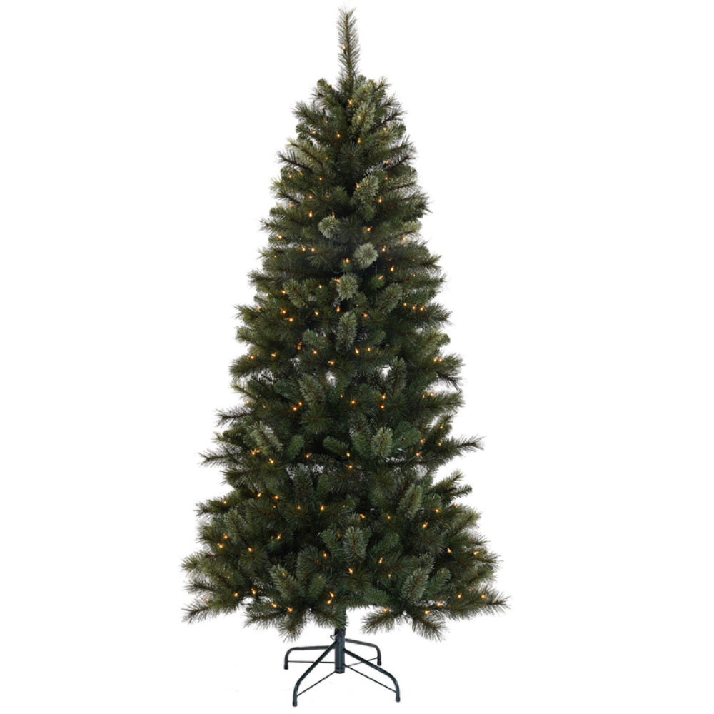 Celebrations KH66-829-300 Cashmere Slim Christmas Tree, 6-1/2 Ft