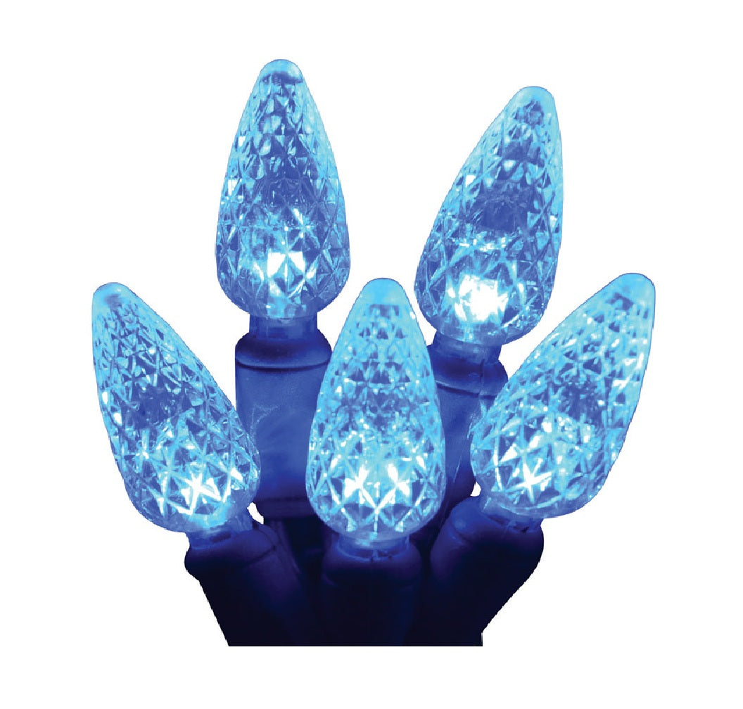 Celebrations LEDR-C650-BL6PA Platinum Christmas LED Light Set, Blue