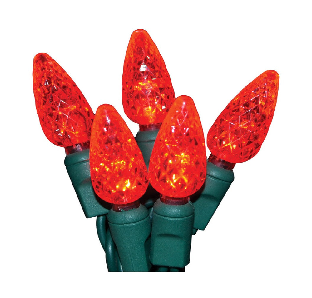 Celebrations LEDR-C650-RD6PA Platinum Christmas LED Light Set, Red