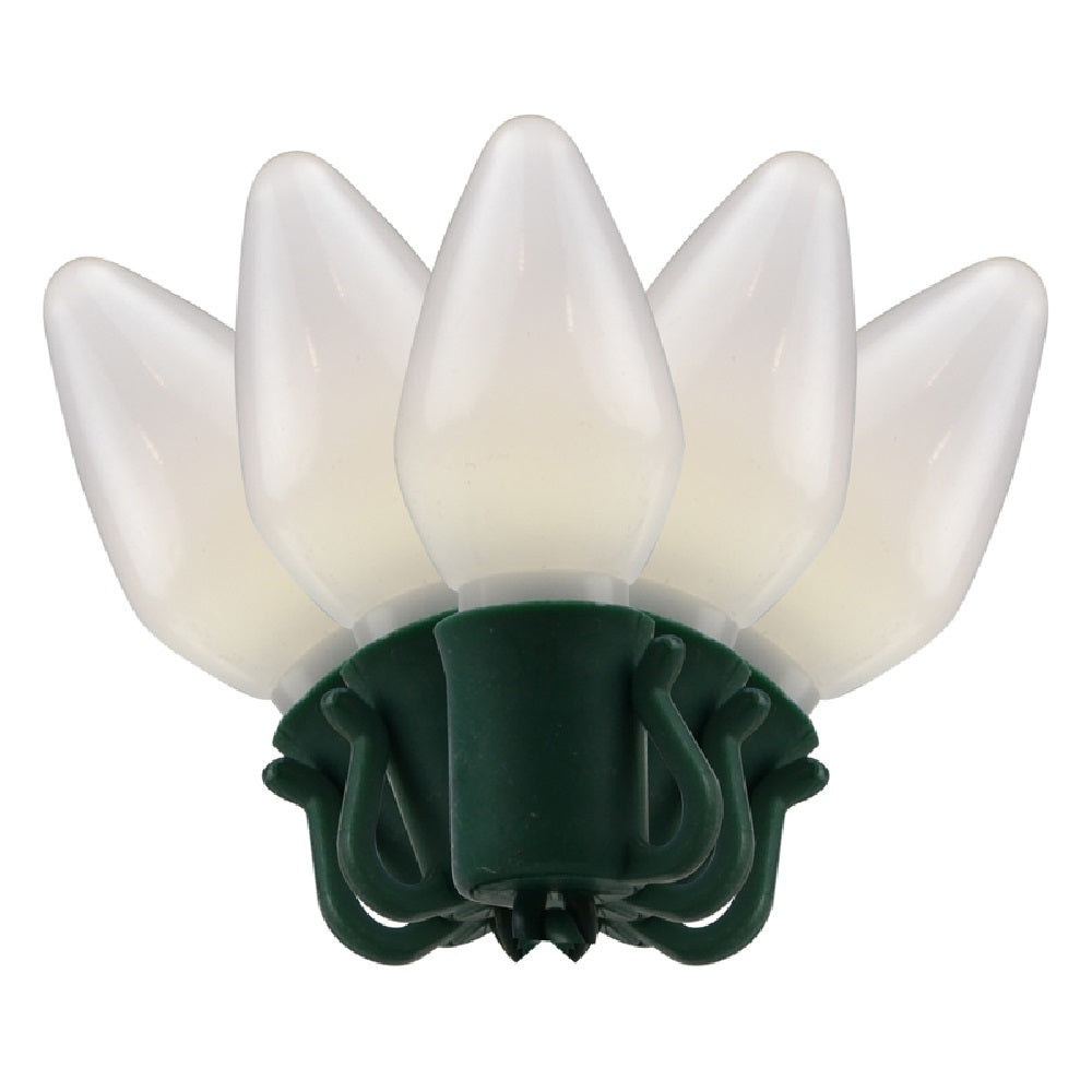 Celebrations LEDR8C750SCWHA Platinum LED C7 Commercial Light Set