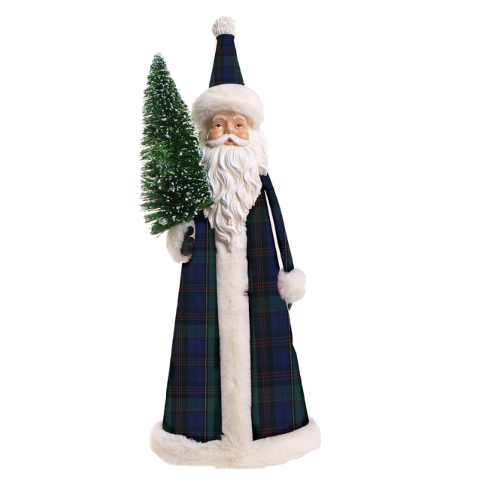 Celebrations MB9170818-A Tabletop Christmas Santa With Tree, 24 In