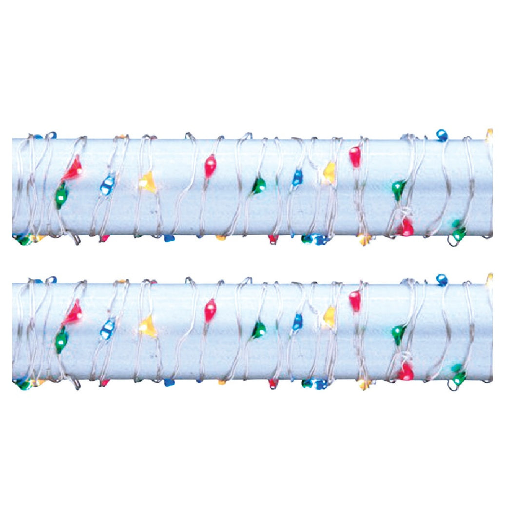 Celebrations MIC-SLV60-10MUA Christmas Micro LED Light Set, Multicolor