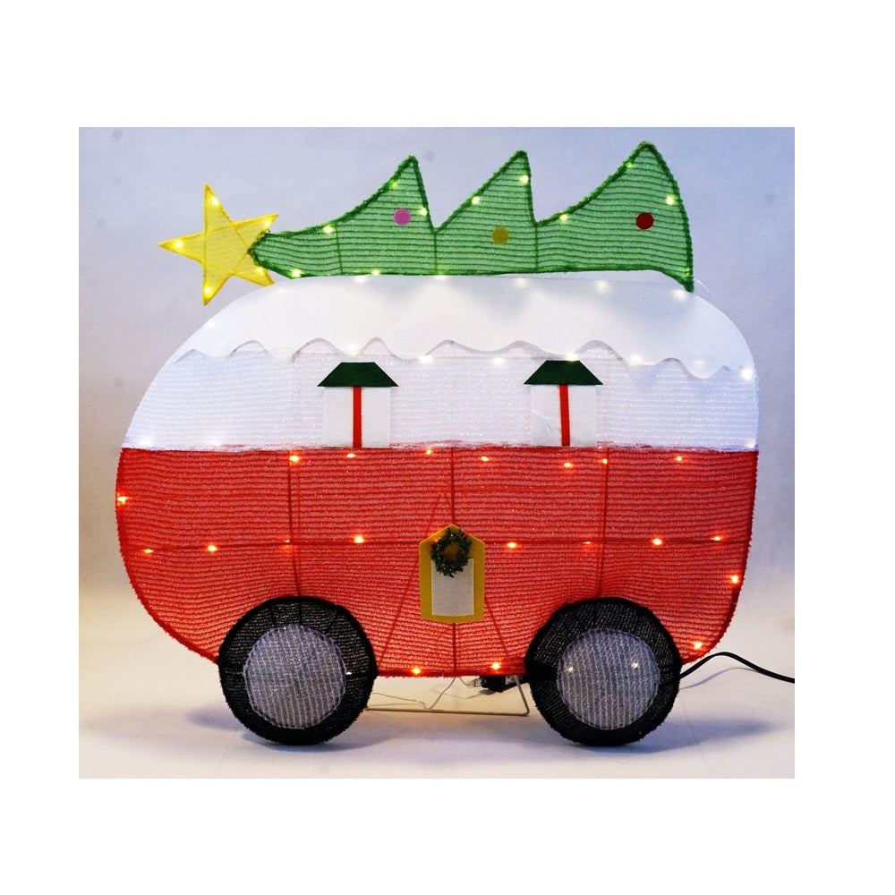 Celebrations R6405915 Camper With Christmas Tree