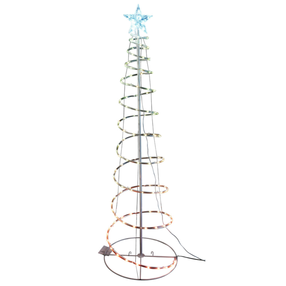 Celebrations R8404S14 LED Spiral Christmas Tree, Multicolored