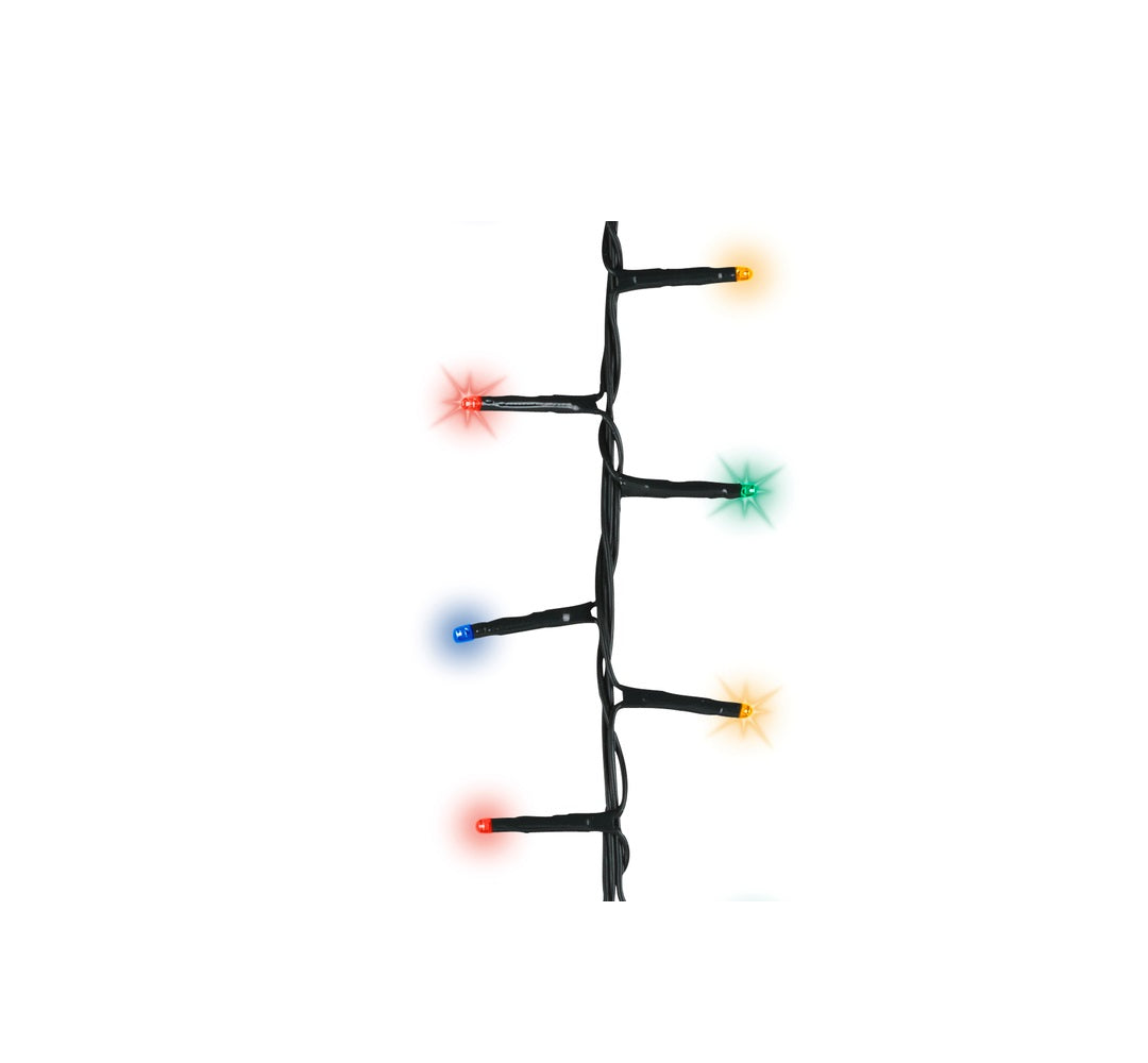 Celebrations 9922029 Rice Compact LED Christmas Light, Multi-color, 200 Count