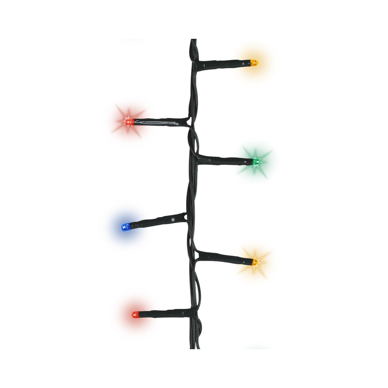 Celebrations 9922030 Rice Compact LED Christmas Light, Warm White/Multi-color, 200 Count