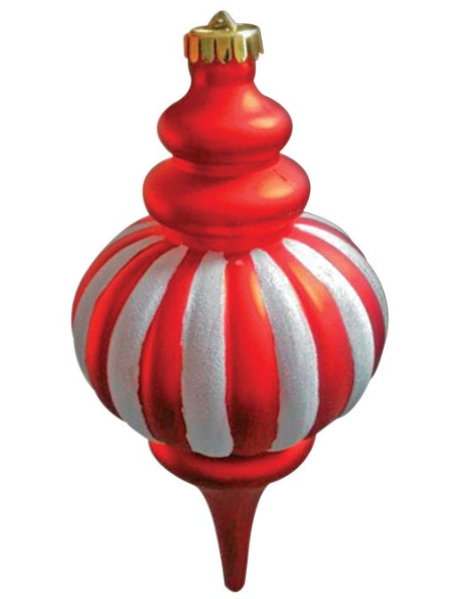 Celebrations 965018 Shatterproof Ornaments, Plastic, Red/White