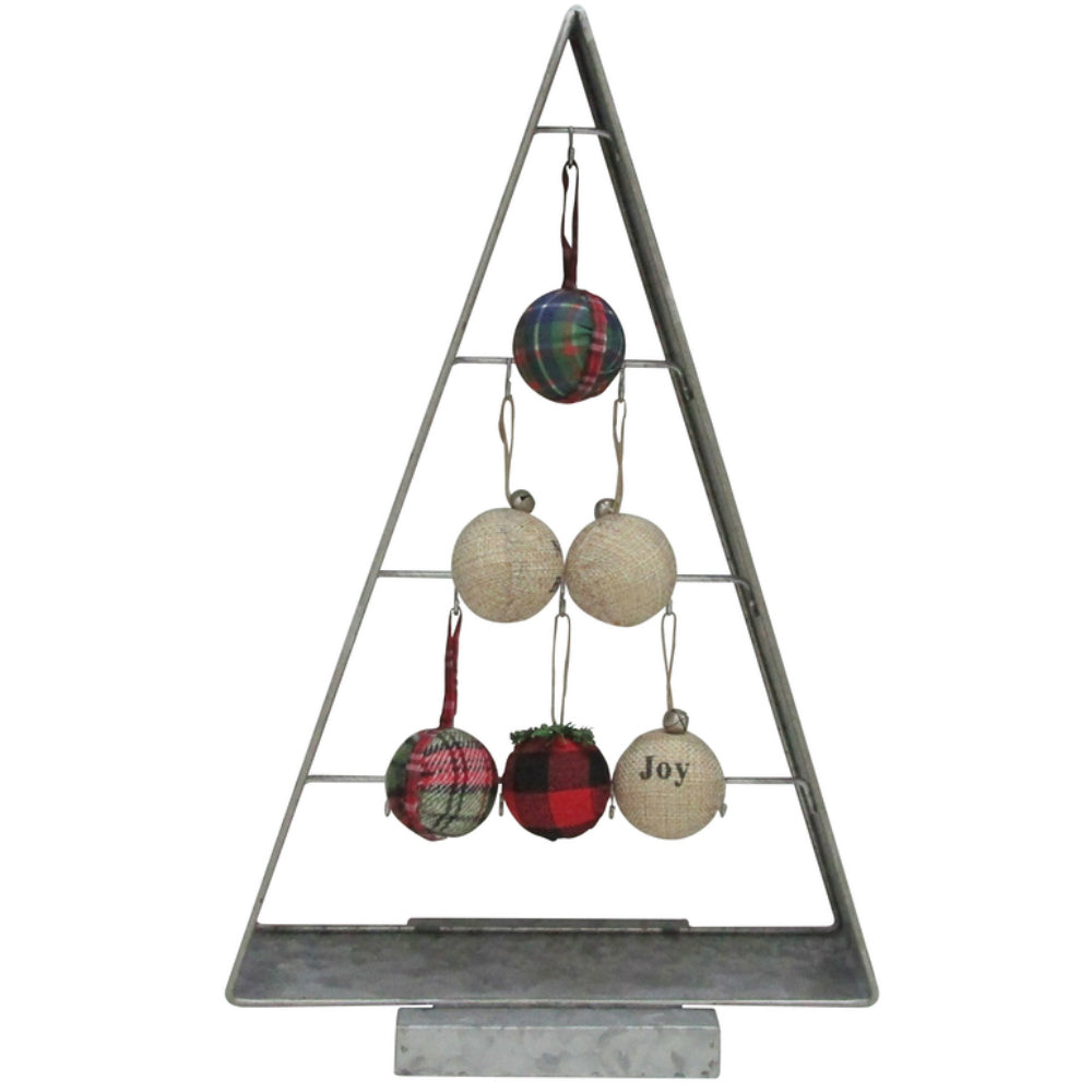 Celebrations XXM80198 Christmas Tree With Ornaments, 15 In