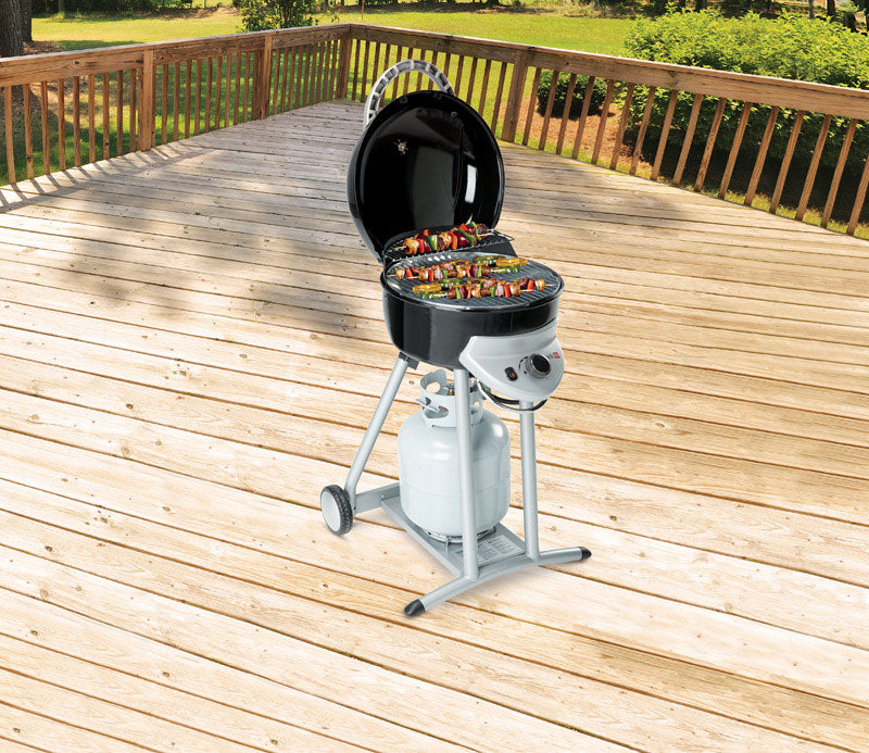 Char-Broil 15601900 Patio Bistro 1 burner Liquid Propane Grill, Black