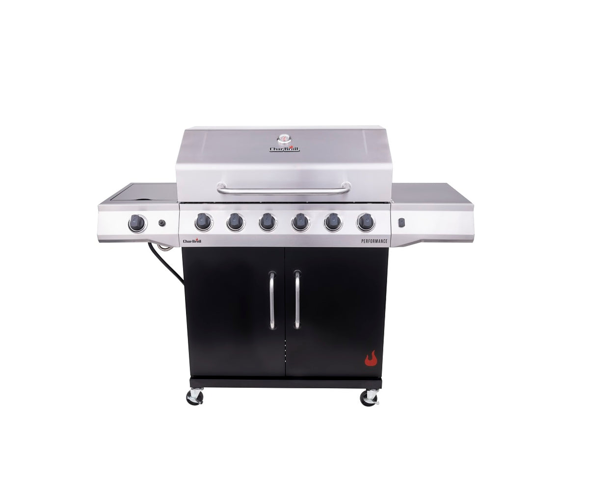 Char-Broil 463229021 Performance Series 6-Burner Gas Grill, 60000 Btu