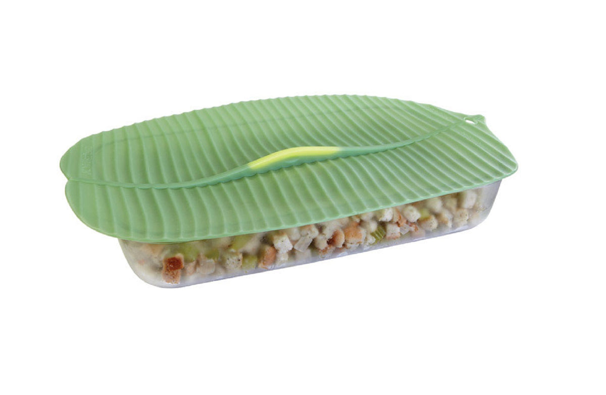 Charles Viancin 1401 Large Banana Leaf Lid, Green, 13 inch x 10 inch