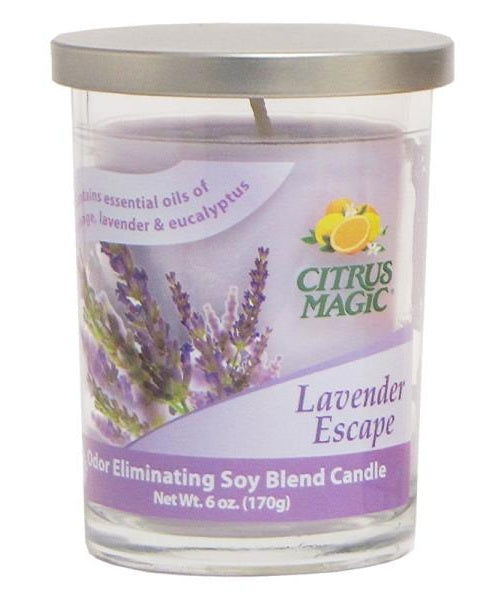 Citrus Magic 611072788-6PK Odor Eliminating Candle, 6 Oz