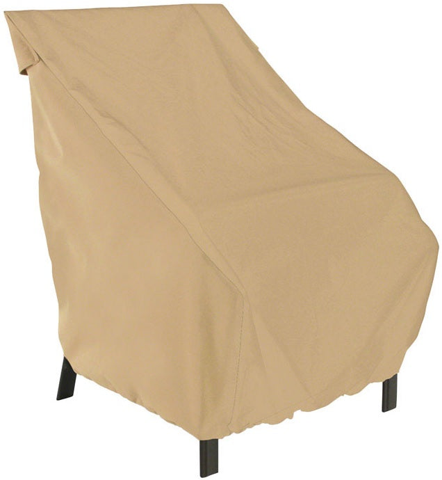Classic Accessories 58932 Terrazzo High Back Chair Cover, Sand