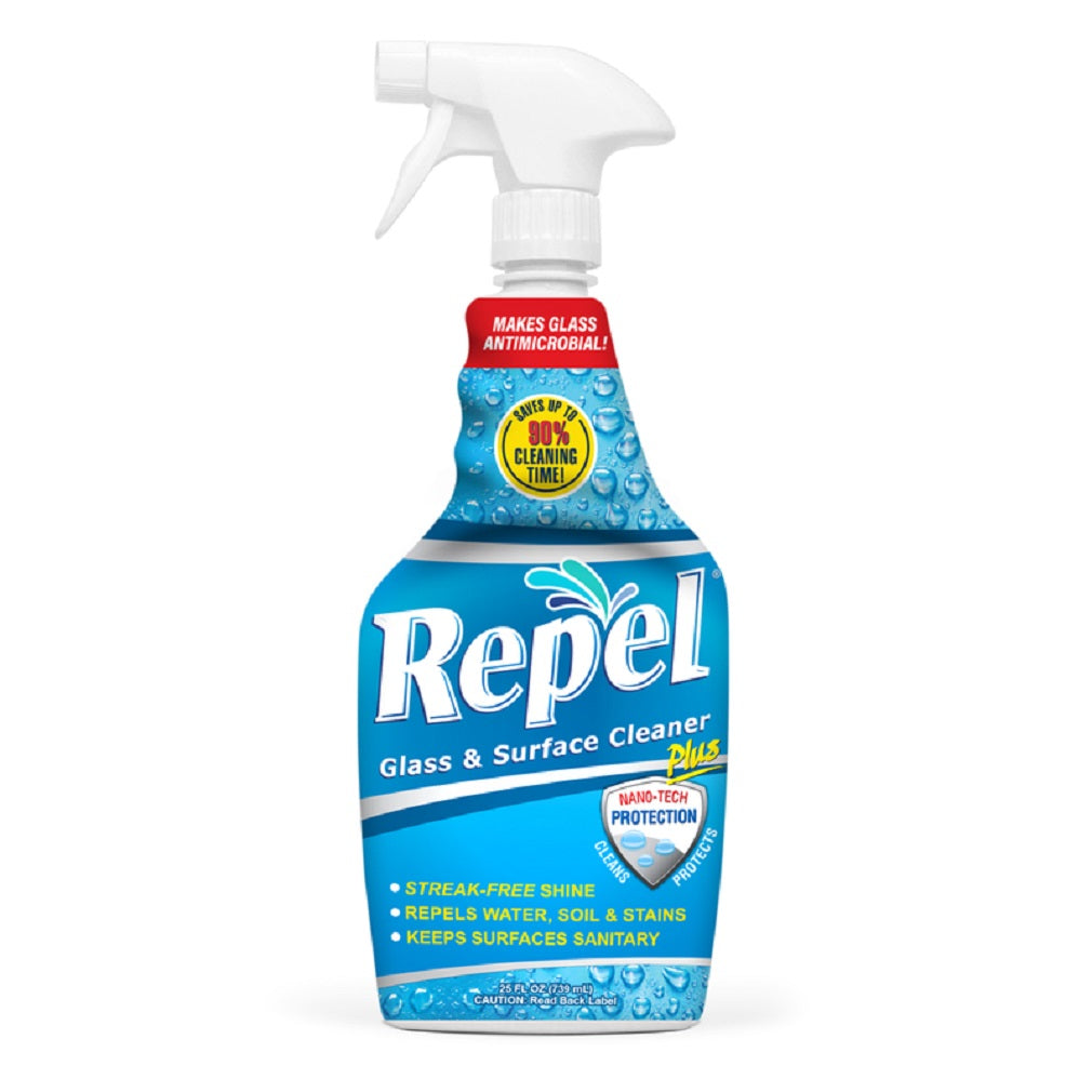 Clean-X 71007 Repel Original Glass and Surface Cleaner, 25 Oz
