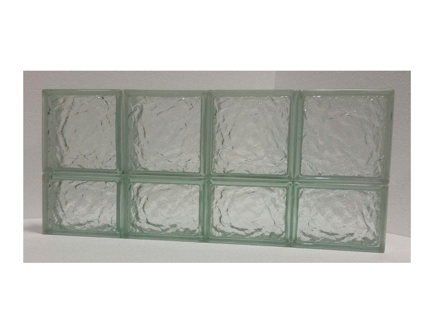 Clear Choice CCP32X14SICE Solid Ice Glass Block Window