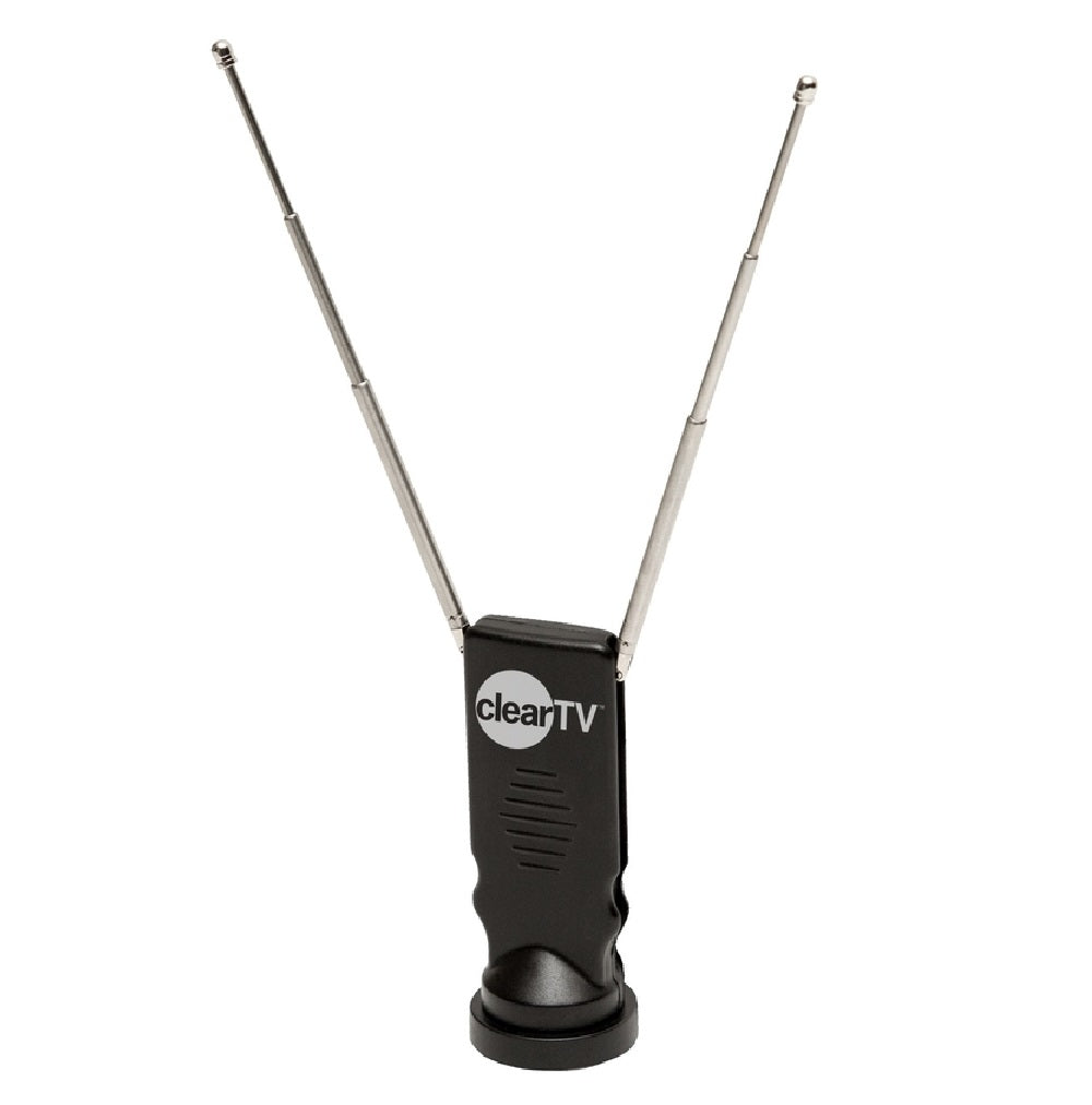 Clear TV CTV-MINI As Seen On TV Indoor Antenna, Black, 9 Inch